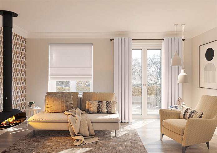Hartford, Rose Water - Twist&Fit Roman Blind - Image 8
